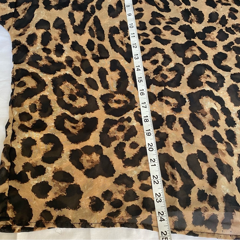 Shein leopard top - Picture 4 of 4